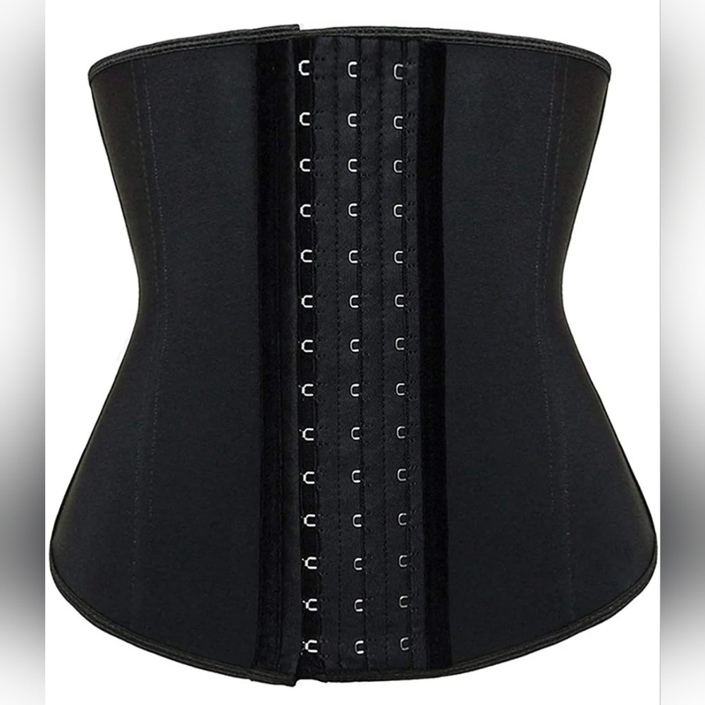 NWT YIANNA Latex Waist Trainer Shapewear Women Underbust Corset Hourglass 2XL